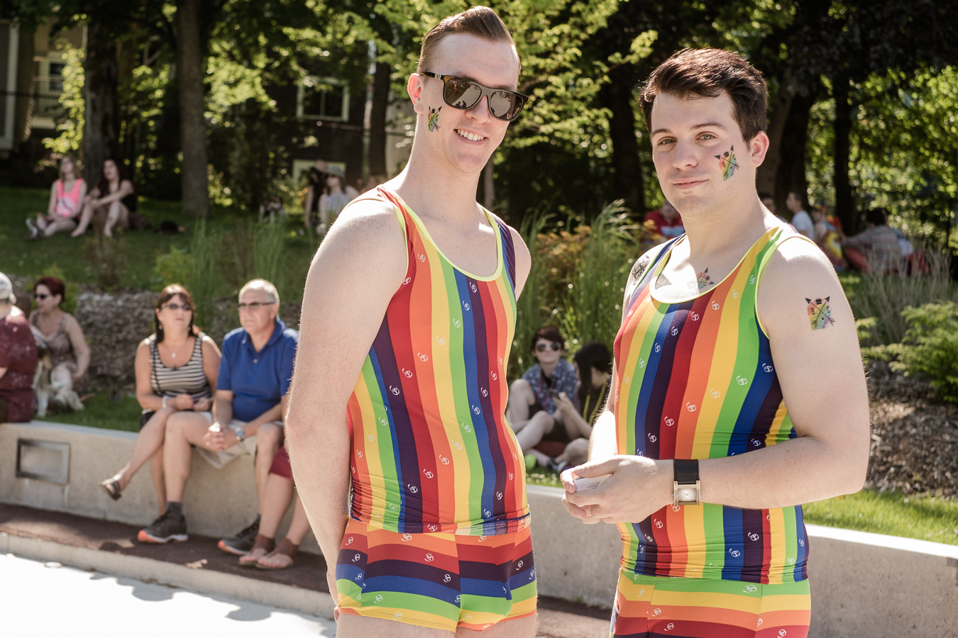I think Evan and jon  win for best dressed at the 2016 Pride Celebrations -  Bannerman Park