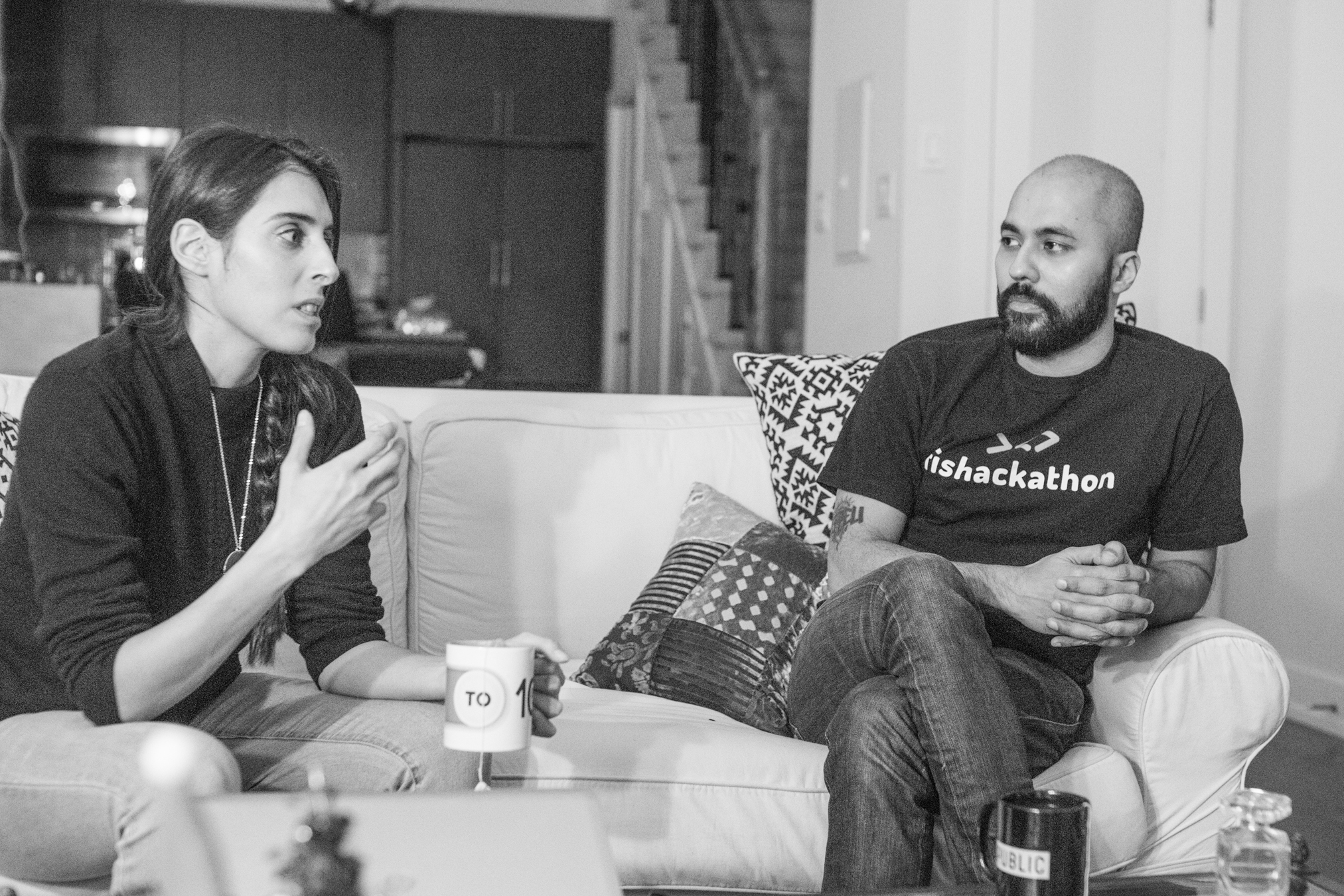 I helped shoot a video with Lishai, Raad and Waleed, this is us having tea and talks prior to shooting- Dovercourt Area - Toronto, Ontario