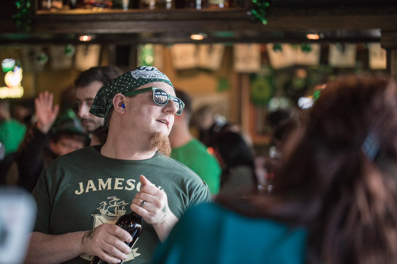 The Staff at this pub where COMPLETELY slammed and held things together like a bunch of champs - St. Patricks Day 2019 - Shamrock City Pub - water street